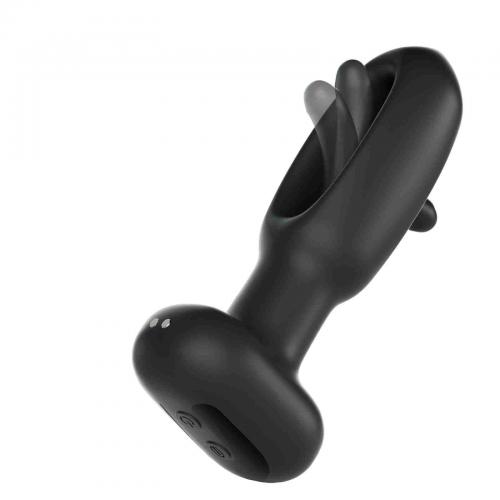 JT-VV462 Hollow Thrusting Vibrating Anal Plug