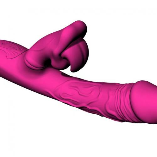 JT-VV2423 Poseidon Oral Vibration & Swinging Rabbit Vibrator